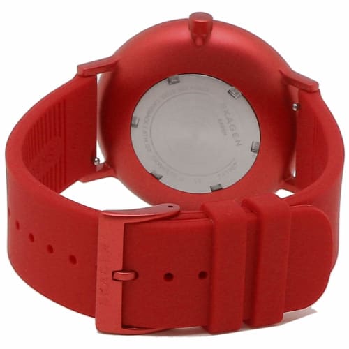 Skagen Allen 41mm Unisex Quartz Watch, Women's and Men's, Red, SKAGEN (5)SKW6512