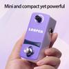 Portable Guitar Looper Pedal Touch Recording Zinc Alloy Body Suitable for Musicians Practice Performances and Creation