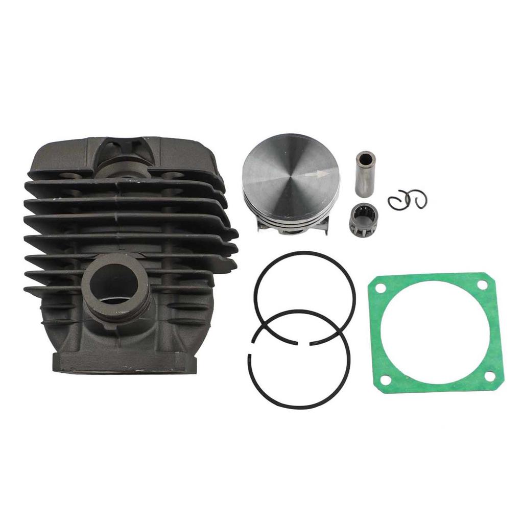 48mm For PISTON and Cylinder Kit Compatible with 034 036 MS360 MS340 Chainsaw Includes For PISTON Pin Circlips and Gasket