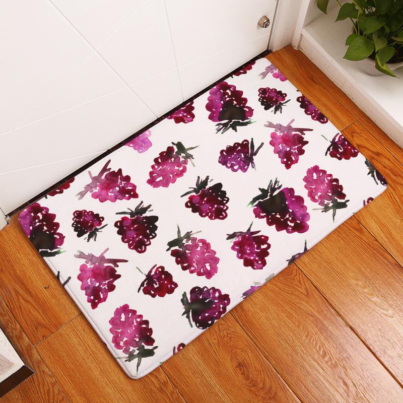 

Противоскользящий коврик для коридора, спальни, гостиной, кухонный коврик, моющийся, кофе, мороженое, пищевой принт, коврик для двери крыльца 40x60cm