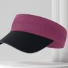 New Sport Outdoor Sunscreen Hat Women's Hat Double Layered Breathable Hole Anti Sweating Headband Empty Top Hat
