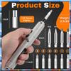 Top Deals Electric Screwdriver 3.6V Small Cordless Screwdriver, USB Fast Charge Screwdriver Kit, Pen-Sized Mini Screwdriver