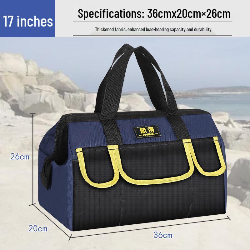 

Сверхпрочная износостойкая холщовая сумка для инструментов электрика с очень толстой тканью для хранения инструментов для деревообработки и строительства