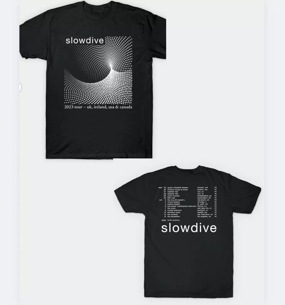 Slowdive Tour 2024 Vintage Shirt, Slowdive Band Unisex Tshirt Size S-5XL TU058 Unisex T-Shirt L