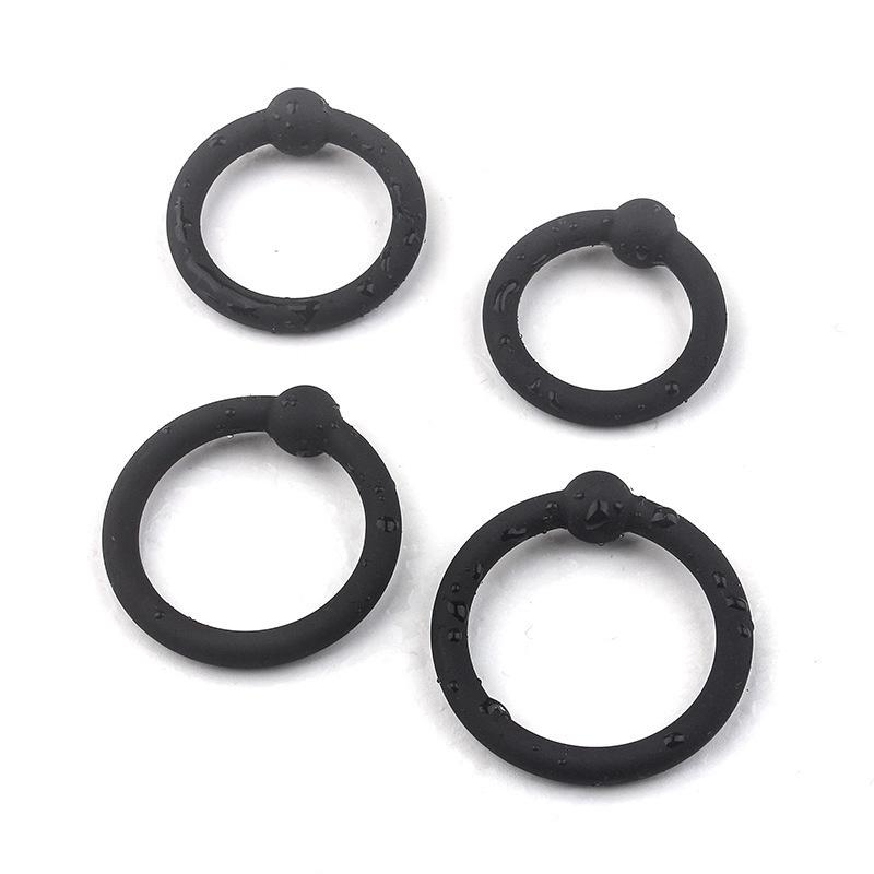 3/4 Penis Rings Cock Rings Penis Sleeve Penis Trainer Delay Ejaculation High Elasticity Time Lasting Sex Toys for Men