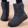 Women Boots 2025 Winter Shoes Woman Waterproof Snow Boots Winter Warm Fur Botas Mujer Korea Style Black Ankle Boots For Women