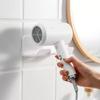 Hair Dryer Storage Rack Non Perforated Bathroom Household Hair Dryer Holder Bathroom Air Duct Wall Hanging Rack Minimalist