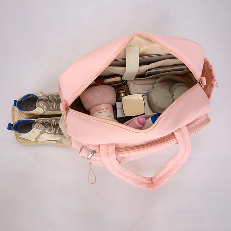 Tennis Handbag Hand-held Badminton Bag Soft Fabric Sports Fitness Bag Waterproof Badminton Tennis Racket Bag Pick Ball Handbag