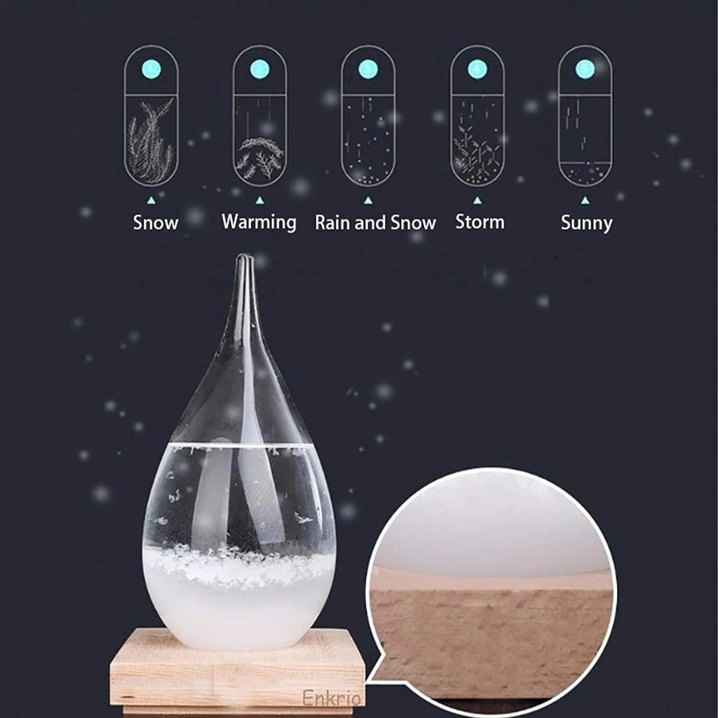 Weather Bottle, Meteorological Bottle, Water Droplet Bottle Ornament 200ml