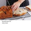 1 Stück Kekse Biskuits Brot Muffins Trockenständer Kühler Halter Antihaft Metall Kuchen Kühlgitter Netz Küche Backwerkzeuge Kühler