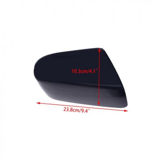 Fit For 2003 2004 2005 2006 2007 Honda Accord Side Mirror Cover Cap Gloss Black