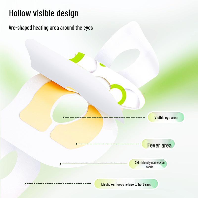 Lutein-Infused Heated Eye Mask: Relieve Eye Fatigue & Enhance Student Eye Protection