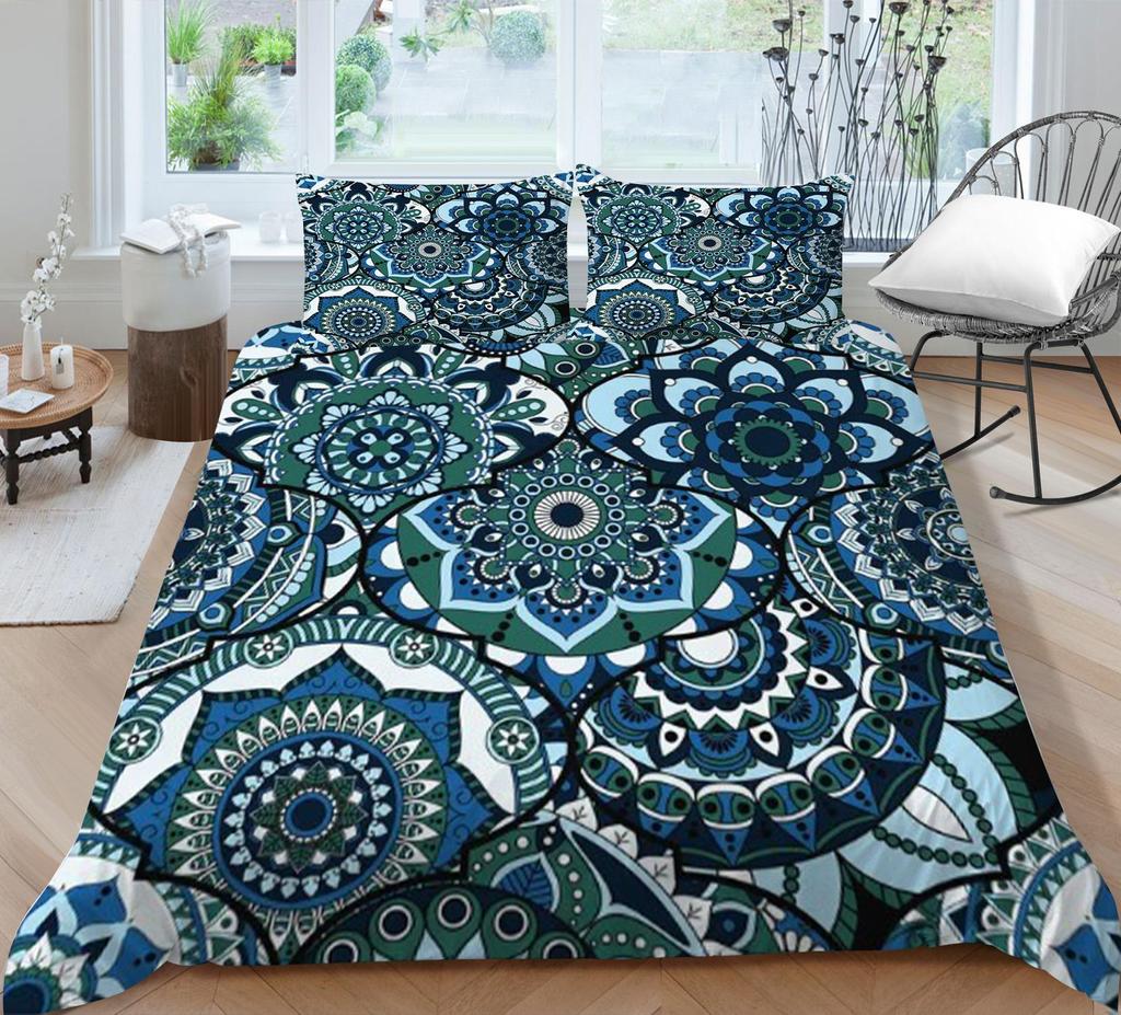 Bed Set Cover Boho Duvet Cover Boho Bedding Design Home Textiles Polyester Bed Cover Man Boy Single Size Bedding Cover