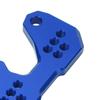 Motorcycle Adjustable Rearset Foot Pegs Mounting Base Replacement for YZF R3 R25 MT25 MT03 Blue