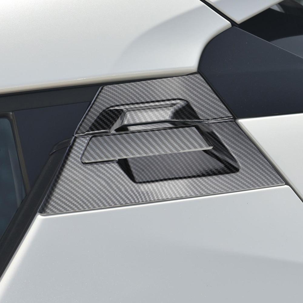 6 ks/Sada Krytů Klíčky Zadních Dveří pro Toyota CHR C-HR 2016 - 2022 ABS Ochranný Lištový Příslušenství pro Misku Zadních Dveří