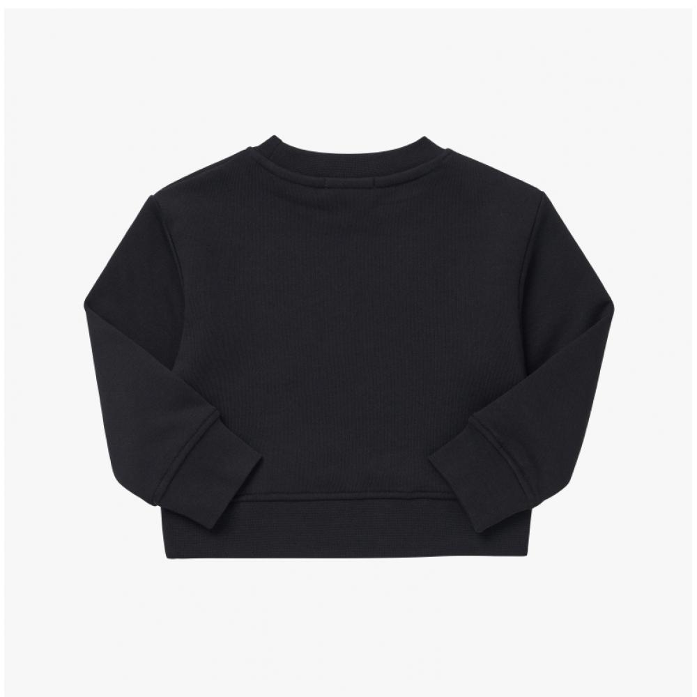 Stella Mccartney Tt4c50 Z0453 930 Round Logo Kids Sweatshirt