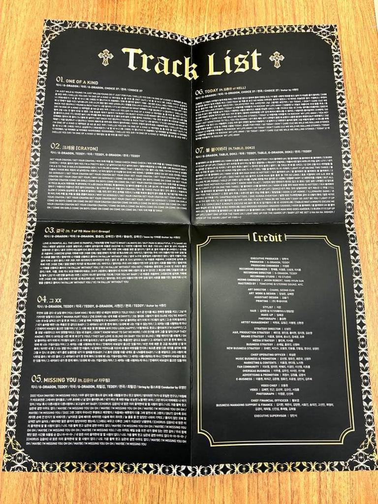 [USED] G-DRAGON ONE OF A KIND Korean version album BIGBANG