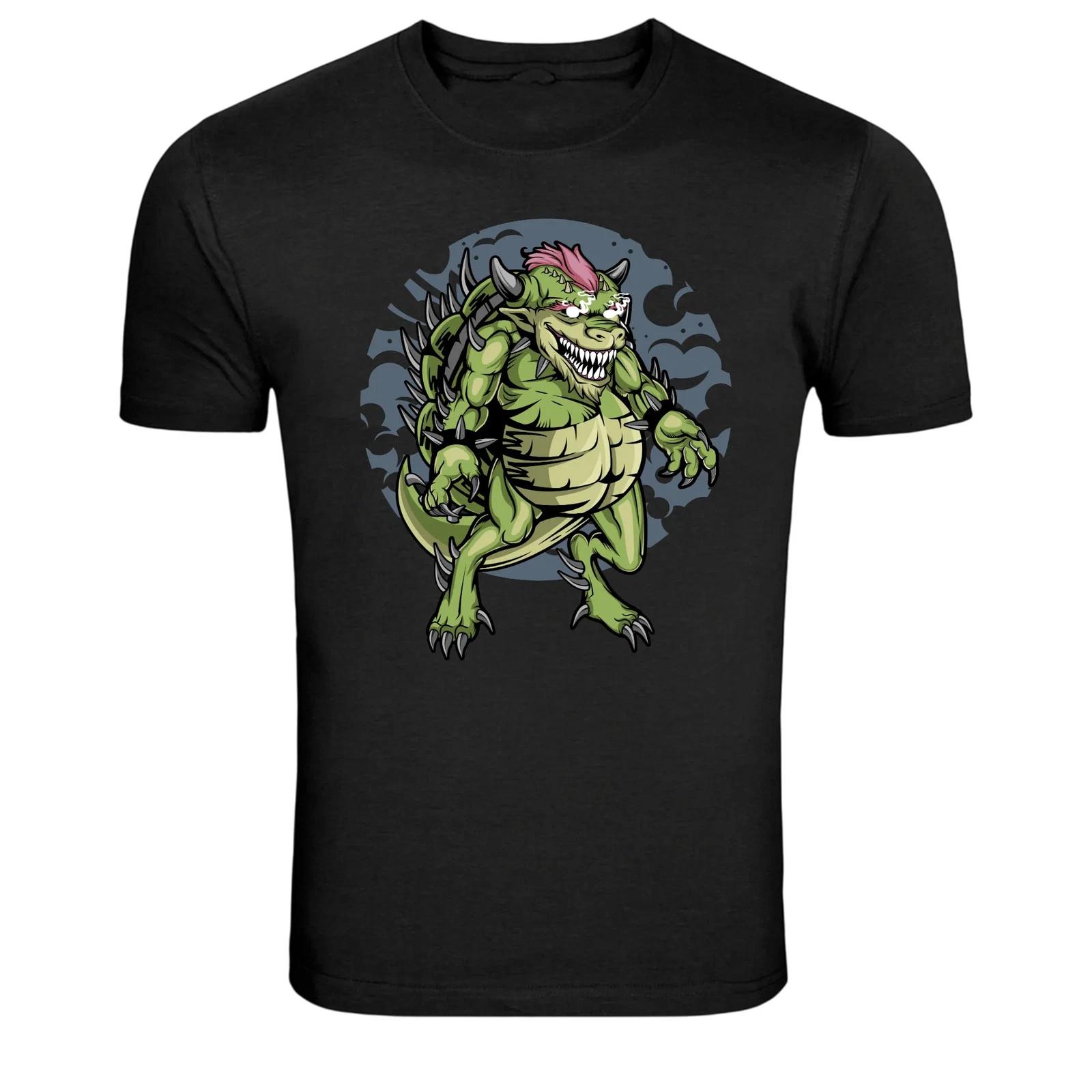Mutant Monster Turtle Punk Creature Graphic T-Shirt 4XL