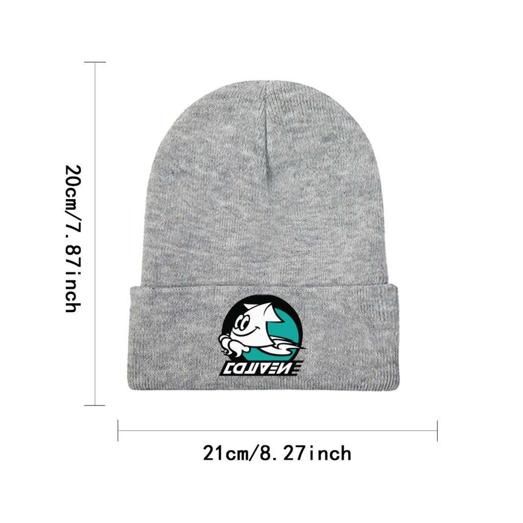 Splatoon Squiddor örgü şapka Bere Sonbahar Kış Şapka Sıcak Unisex Moda Mürekkep Çocuk Oyunu Kalamar Kapaklar Unisex Kadın