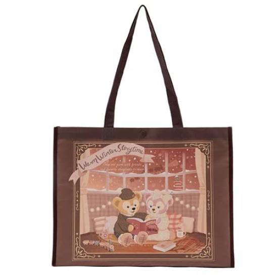 Duffy ShellieMay DisneySea Shopping Bag Warm Winter Storytime Christmas 2021 Disney Merchandise Souvenir & [Tokyo Exclusive] Duffy's