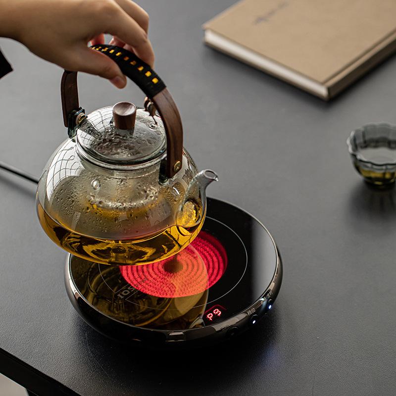 Glass Teapot Beam Kettle Household Electric Pottery Stove Tea Pot Cooking and Steaming Dual Purpose Tea Kettle Tea Infuser