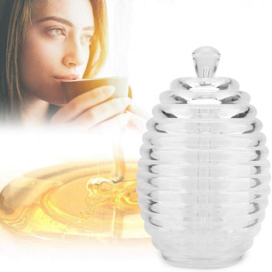 Honey Container Beehive Honey Pot Transparent Honey Jar Honey Jar, Honey Pot, for Home Kitchen
