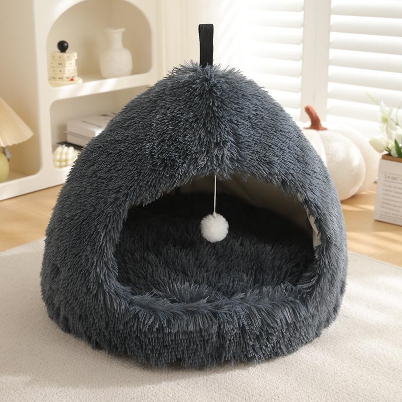 Winter Warm Dog Bed Soft Pet Sleeping Mat for Cats Small Medium Dogs Comfortable Dog Nest Cat Sleep Bed Dog Accessories