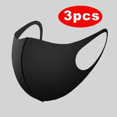 3pcs 3D Ultra-thin Breathable Dustproof Mouth Mask Anti-Dust Haze Flu Allergy Protection Face Masks