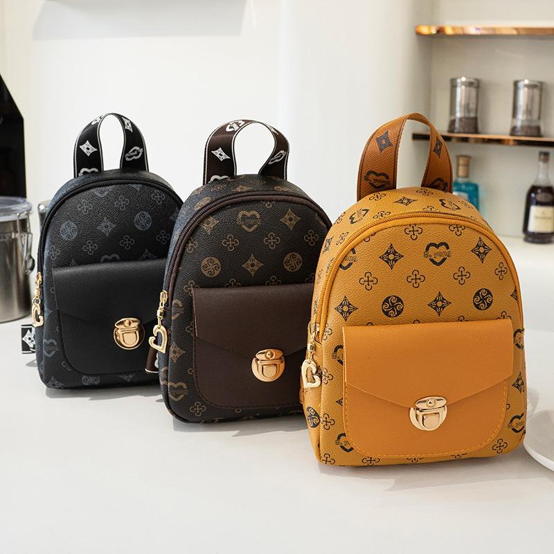 Backpack Mini Summer New Ladies Backpack Classic Fashion Printed Small School Bag