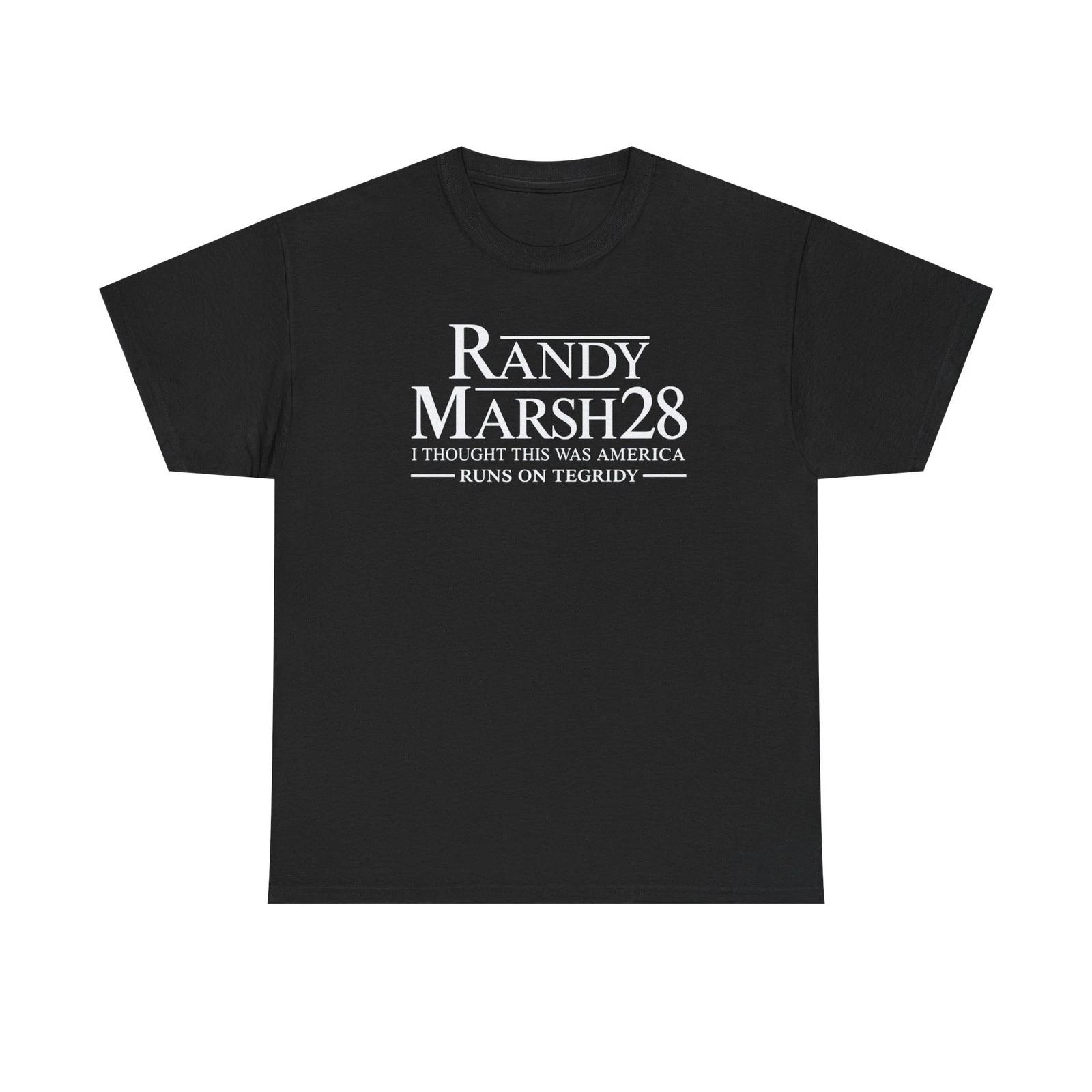Randy Marsh 28 Runs On Tegridy Unisex Heavy Cotton Tee S