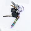 12 Color DIY Beaded Keychain Pendant Versatile 12 Color Beadable Blank Accessory Set For Keychain And Pendant Designs