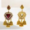 Ethnic Vintage Women's Geometric Turkish Jhumka Earrings Indian Jewelry Tassel Dangling Earring