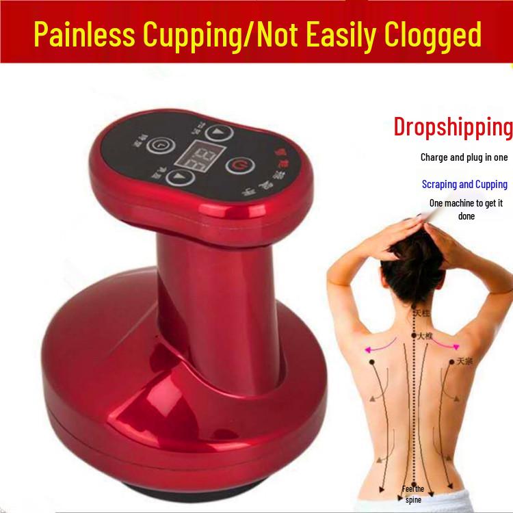 Smart Electric Gua Sha Vacuum Cupping & Heating Massage Device