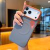 Orange Vent Magnetic Suction Ring Lens Heightening Protective Case For iPhone 17 Pro Max 17 Pro Air 16 15 + Camera Protect Cover
