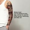 8 Sheets Full Sleeve Temporary Tattoos Watrproof Full Arm Fake Sleeve Tattoos Stickers Body Art for Women Man