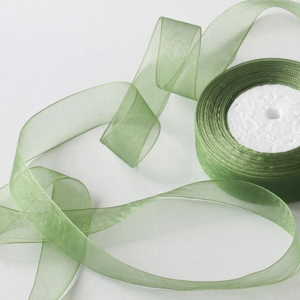 Geschenke Polyesterbänder Blumenverpackung Organzaband Geschenkverpackungsbänder Partydekorationen Schleife DIY Nähen Stoff