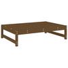 Garden Stool Honey Brown 120 X 80 Cm Solid Pine Wood