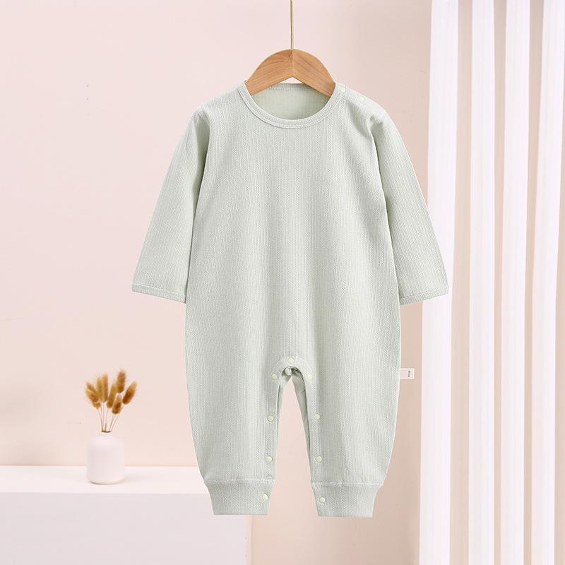 

Baby Pure Cotton Romper: Spring & Autumn Style with Shoulder Snaps 80