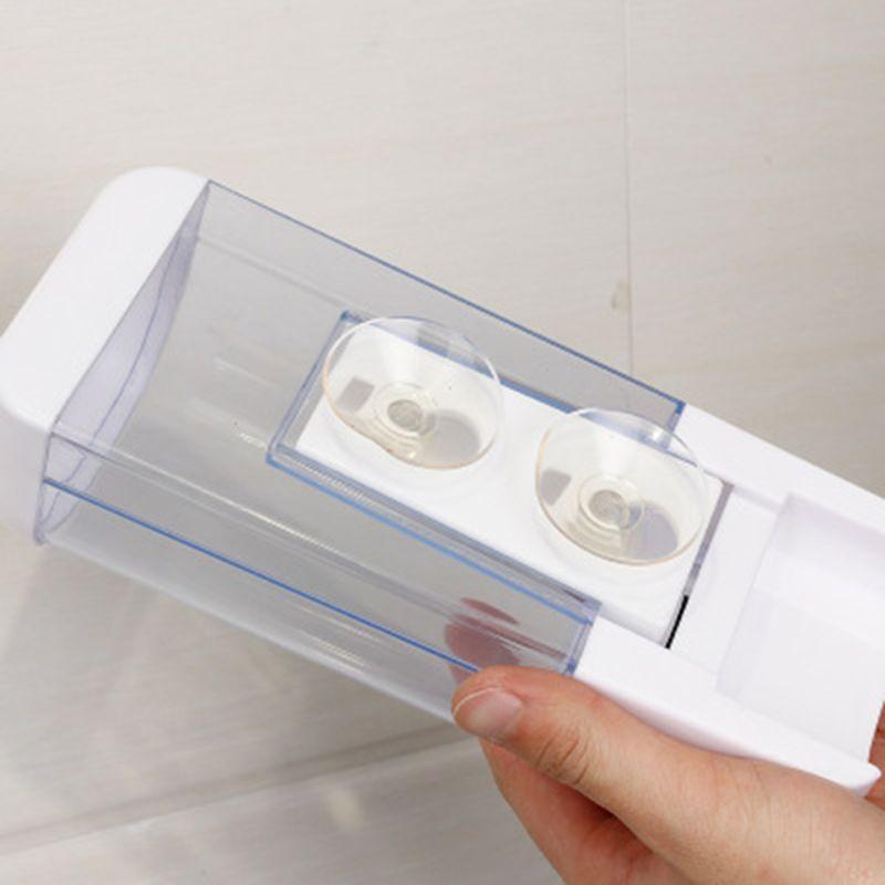 500ml Bathroom Soap Dispenser Wall Mounted Self-Adhesive Shampoo Container Hand