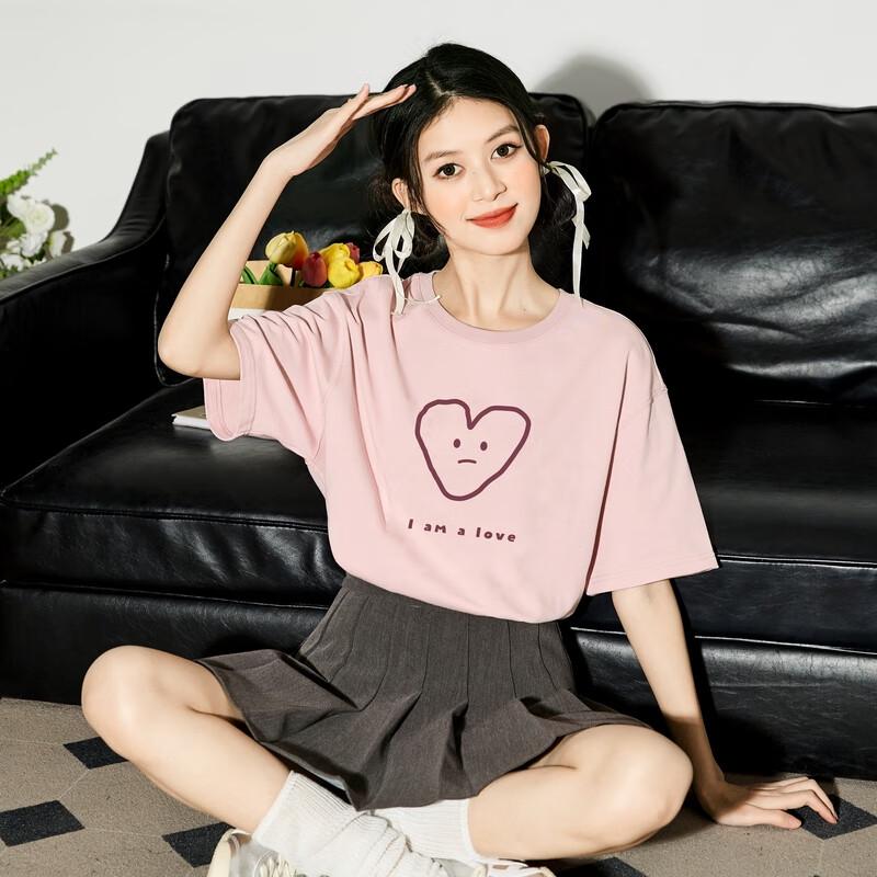 

TonLion Women s 2025 Crew Neck Short Sleeve T-shirt M