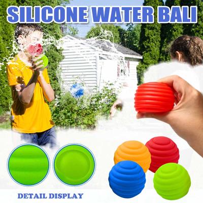 Refillable Water Balls For Kids, Reusable Water Bomb Balls For Pool, Ra-pid Filling Easy Tying Water Balls For Water Fight Game, Summer Party