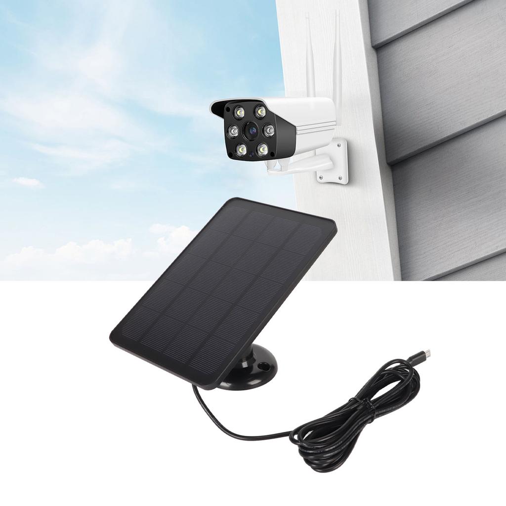 Camera Solar Panel IP65 Waterproof Camera  r 5V 4W High Efficiency for   USB C