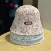 Letter Fisherman Hat Women's Autumn and Winter Versatile Commuting Warm Showing Face Small Bucket Hat Basin Hat