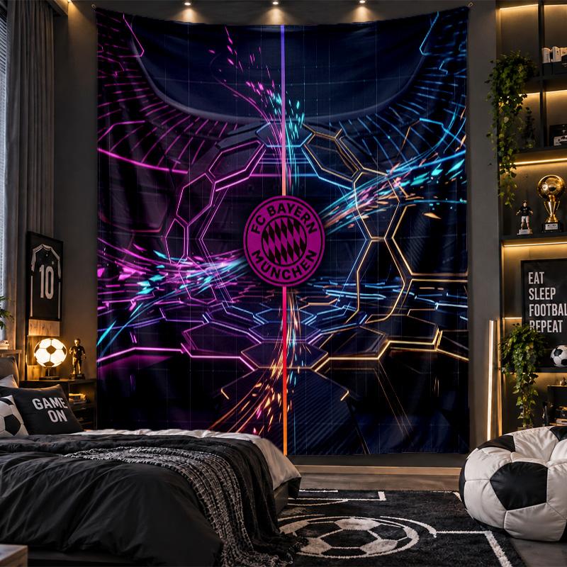 Arazzo da Appendere alla Parete Tessuto con Stampa del Bayern Monaco per Soggiorno Camera da Letto Decorazione per la Casa