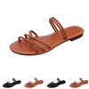 Summer Women's Comfortable Flat Bottomed, and Versatile Slippers for Two Wear