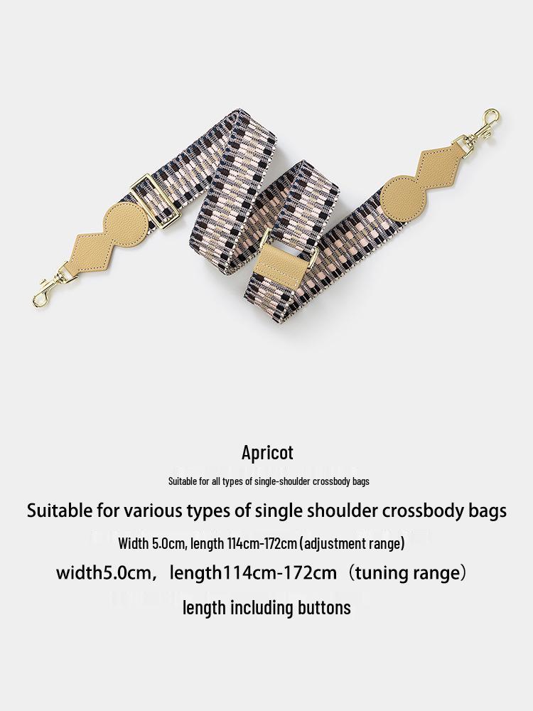 Adjustable Length Wide Shoulder Strap for European & American Style Crossbody Bags