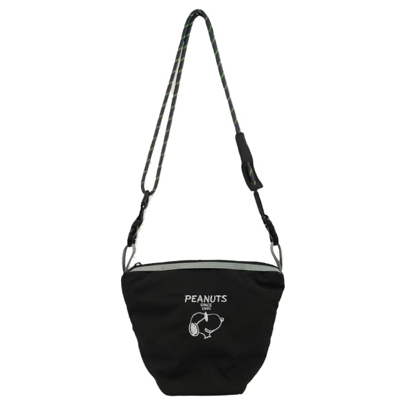 Marimo Craft SNOOPY Simple One-Point Series Shoulder Bag, Cute, Large Capacity, Approx. W240 x H190 x D115mm (SPC-1379)