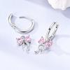 925 Sterling Silver Hoop Earring for Women Starlight Sun Moon Bow Heart Simple Round Circle Earrings Party Fashion Jewelry Gifts