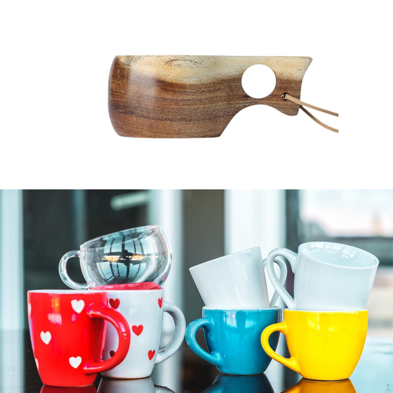 

Деревянная кружка для завтрака, многоразовая, украшение стола, кружка для путешествий, питьевая посуда для домашнего хозяйства