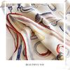 Premium Temperament Silk Wool Silk Scarf Autumn and Winter Elegant Versatile Silk Wool Scarf Warm and Comfortable Silk Wool Square Scarf